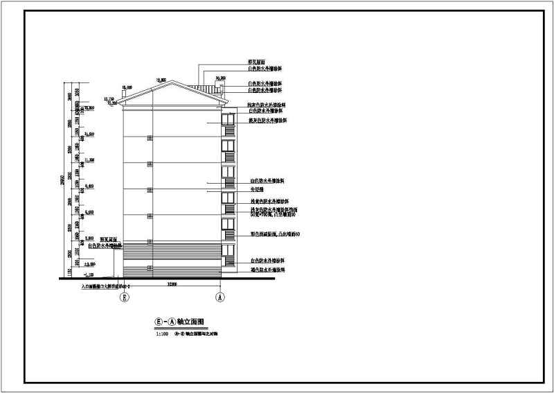 某<a href=https://www.yitu.cn/su/7580.html target=_blank class=infotextkey>多层住宅</a>建筑<a href=https://www.yitu.cn/su/7590.html target=_blank class=infotextkey>设计</a>方案全套CAD图