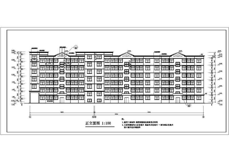 某<a href=https://www.yitu.cn/su/7580.html target=_blank class=infotextkey>多层住宅</a>建筑<a href=https://www.yitu.cn/su/7590.html target=_blank class=infotextkey>设计</a>全套CAD图