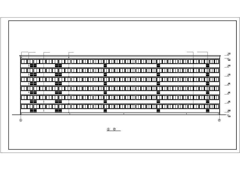 <a href=https://www.yitu.cn/su/7580.html target=_blank class=infotextkey>多层住宅</a>建筑施工图套CAD图