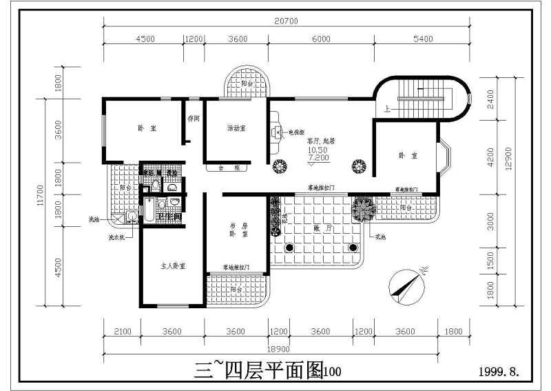 <a href=https://www.yitu.cn/su/7580.html target=_blank class=infotextkey>多层住宅</a>建筑<a href=https://www.yitu.cn/su/7590.html target=_blank class=infotextkey>设计</a>全套CAD图