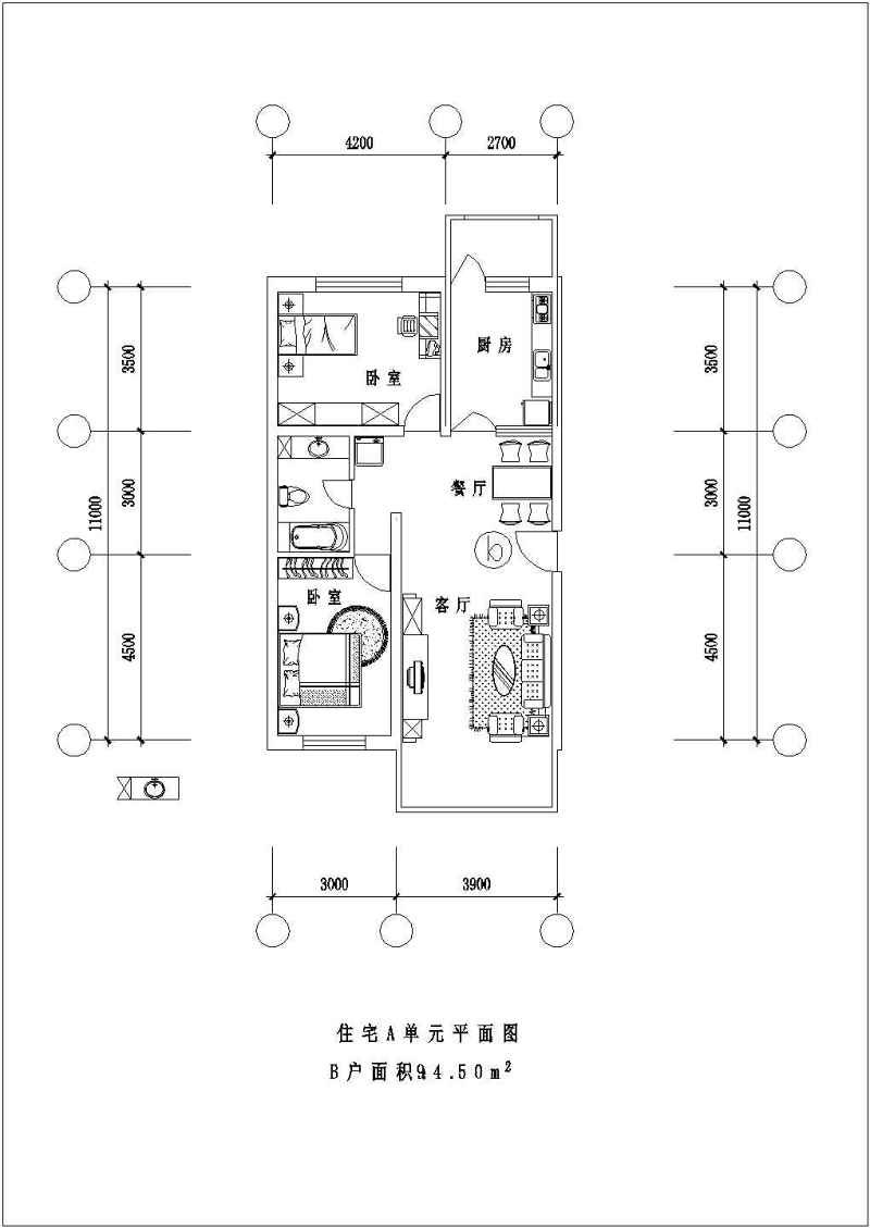 <a href=https://www.yitu.cn/su/7580.html target=_blank class=infotextkey>多层住宅</a><a href=https://www.yitu.cn/su/7212.html target=_blank class=infotextkey>户型</a><a href=https://www.yitu.cn/su/7590.html target=_blank class=infotextkey>设计</a>方案CAD图