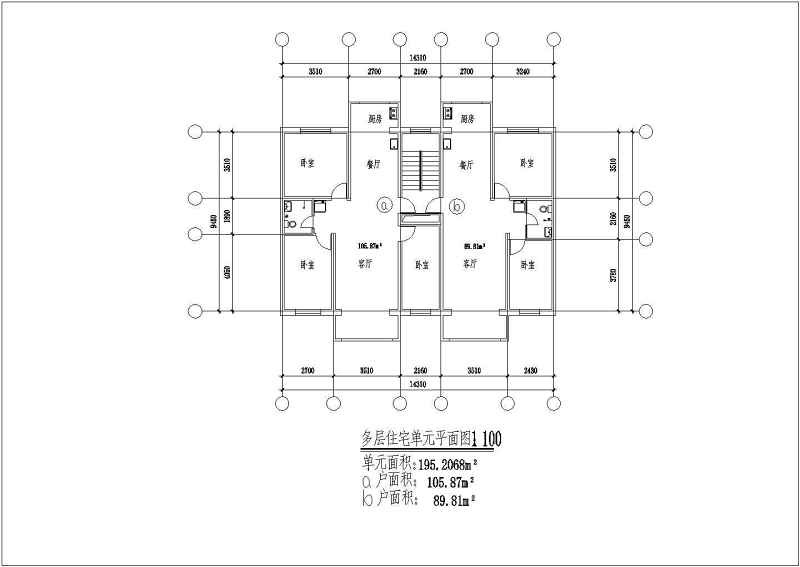 <a href=https://www.yitu.cn/su/7580.html target=_blank class=infotextkey>多层住宅</a><a href=https://www.yitu.cn/su/7212.html target=_blank class=infotextkey>户型</a><a href=https://www.yitu.cn/su/7590.html target=_blank class=infotextkey>设计</a>方案CAD图