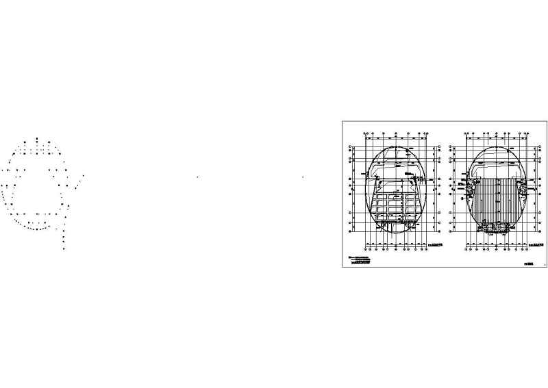 某<a href=https://www.yitu.cn/su/7872.html target=_blank class=infotextkey>地</a>1层混凝土<a href=https://www.yitu.cn/su/7637.html target=_blank class=infotextkey>框架</a>结构报告厅建筑施工图