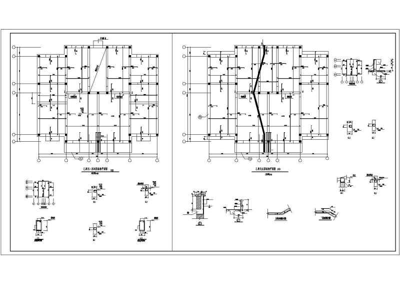 某<a href=https://www.yitu.cn/sketchup/huayi/index.html target=_blank class=infotextkey>花</a>园<a href=https://www.yitu.cn/su/7580.html target=_blank class=infotextkey>多层住宅</a>施工图