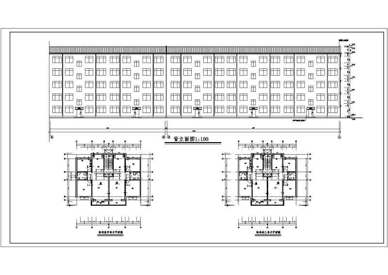 某<a href=https://www.yitu.cn/sketchup/huayi/index.html target=_blank class=infotextkey>花</a>园<a href=https://www.yitu.cn/su/7580.html target=_blank class=infotextkey>多层住宅</a>施工图