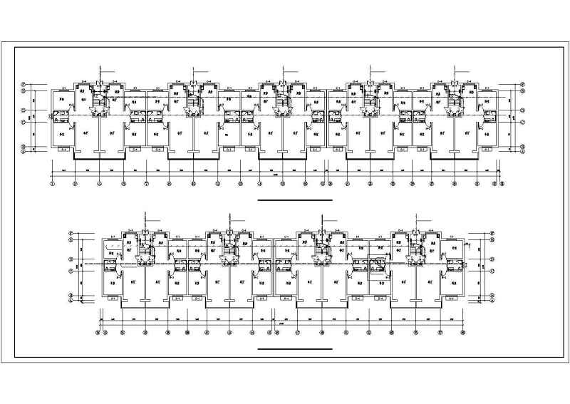 某<a href=https://www.yitu.cn/sketchup/huayi/index.html target=_blank class=infotextkey>花</a>园<a href=https://www.yitu.cn/su/7580.html target=_blank class=infotextkey>多层住宅</a>施工图