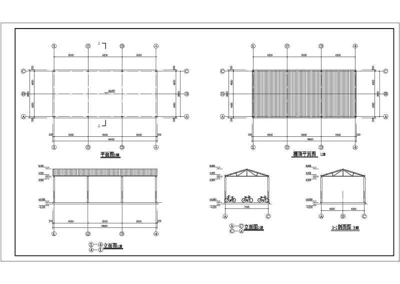 12套<a href=https://www.yitu.cn/sketchup/zixingche/index.html target=_blank class=infotextkey><a href=https://www.yitu.cn/su/7090.html target=_blank class=infotextkey>自行车</a></a>棚<a href=https://www.yitu.cn/su/7590.html target=_blank class=infotextkey>设计</a>施工方案CAD<a href=https://www.yitu.cn/su/7937.html target=_blank class=infotextkey>图纸</a>