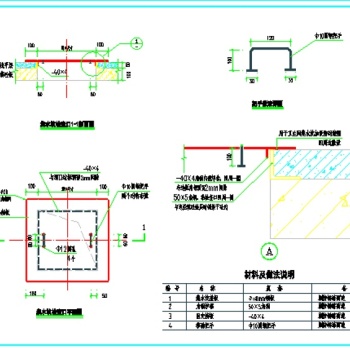 集水坑盖板做法建筑构造详图