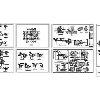 双联别墅建筑全套图