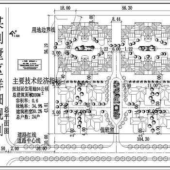 某别墅区详细规划图