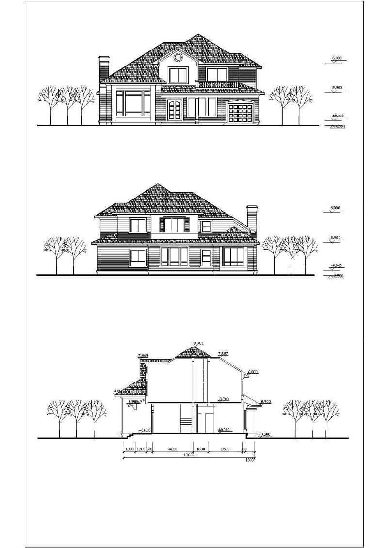 某<a href=https://www.yitu.cn/su/7872.html target=_blank class=infotextkey>地</a>独栋别墅<a href=https://www.yitu.cn/sketchup/huayi/index.html target=_blank class=infotextkey>花</a>园洋房多层<a href=https://www.yitu.cn/su/7212.html target=_blank class=infotextkey>户型</a><a href=https://www.yitu.cn/su/7392.html target=_blank class=infotextkey>平面</a>图立面图