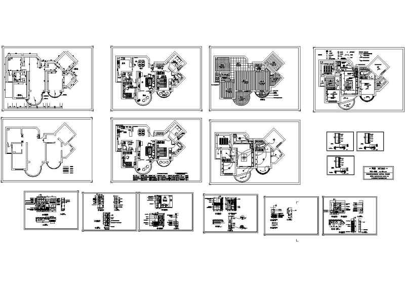 <a href=https://www.yitu.cn/sketchup/huayi/index.html target=_blank class=infotextkey>花</a>园别墅建筑施工图