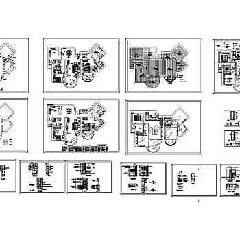 花园别墅建筑施工图