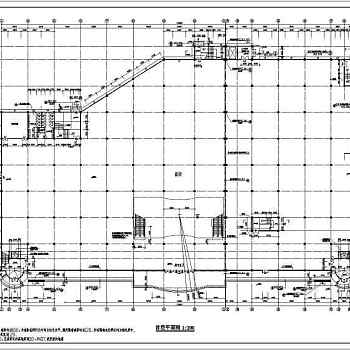 某大型超市全套建筑设计CAD施工图