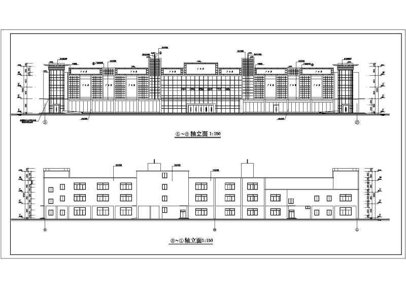 某大型<a href=https://www.yitu.cn/su/7175.html target=_blank class=infotextkey>超市</a>全套建筑<a href=https://www.yitu.cn/su/7590.html target=_blank class=infotextkey>设计</a>CAD施工图