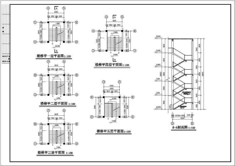 某<a href=https://www.yitu.cn/su/6852.html target=_blank class=infotextkey>厂区</a>多层<a href=https://www.yitu.cn/su/8081.html target=_blank class=infotextkey>办公<a href=https://www.yitu.cn/su/8159.html target=_blank class=infotextkey>楼</a></a>建筑施工图