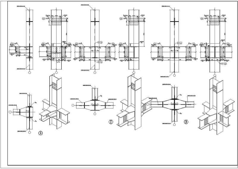 某基<a href=https://www.yitu.cn/su/7872.html target=_blank class=infotextkey>地</a><a href=https://www.yitu.cn/su/7547.html target=_blank class=infotextkey>多功能厅</a>三层钢<a href=https://www.yitu.cn/su/7637.html target=_blank class=infotextkey>框架</a>结构施工图