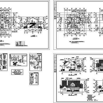 别墅建筑施工图