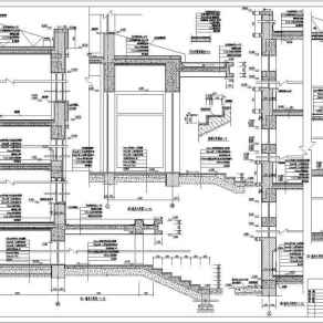 某电力大队办公楼建筑设计cad全套施工图