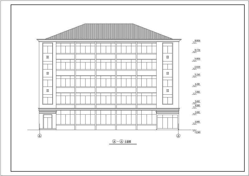 某纺织公司厂房<a href=https://www.yitu.cn/su/8081.html target=_blank class=infotextkey>办公<a href=https://www.yitu.cn/su/8159.html target=_blank class=infotextkey>楼</a></a>建筑<a href=https://www.yitu.cn/su/7590.html target=_blank class=infotextkey>设计</a>cad施工图