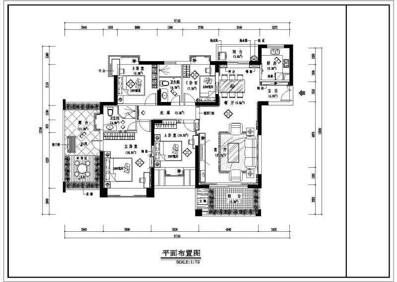 [深圳]某高档<a href=https://www.yitu.cn/su/7987.html target=_blank class=infotextkey>小区</a>室<a href=https://www.yitu.cn/su/7634.html target=_blank class=infotextkey>内装</a>修全套cad施工图带效果图