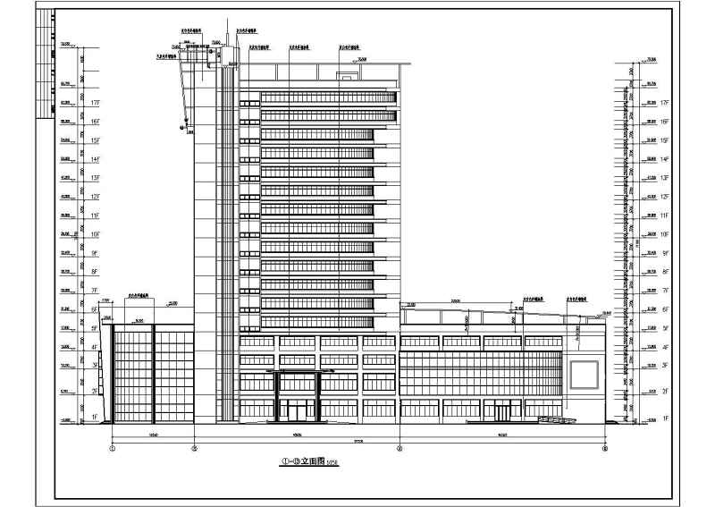 某高层高档<a href=https://www.yitu.cn/sketchup/bangongjianzhu/index.html target=_blank class=infotextkey>办公建筑</a>cad<a href=https://www.yitu.cn/su/7590.html target=_blank class=infotextkey>设计</a>施工<a href=https://www.yitu.cn/su/7937.html target=_blank class=infotextkey>图纸</a>