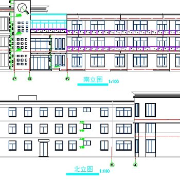 幼儿园全套建筑图