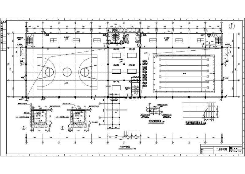 某体育馆建筑全套<a href=https://www.yitu.cn/su/7590.html target=_blank class=infotextkey>设计</a>施工CAD图