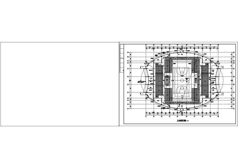 某体育馆建筑<a href=https://www.yitu.cn/su/7590.html target=_blank class=infotextkey>设计</a>cad施工图带渲染效果图