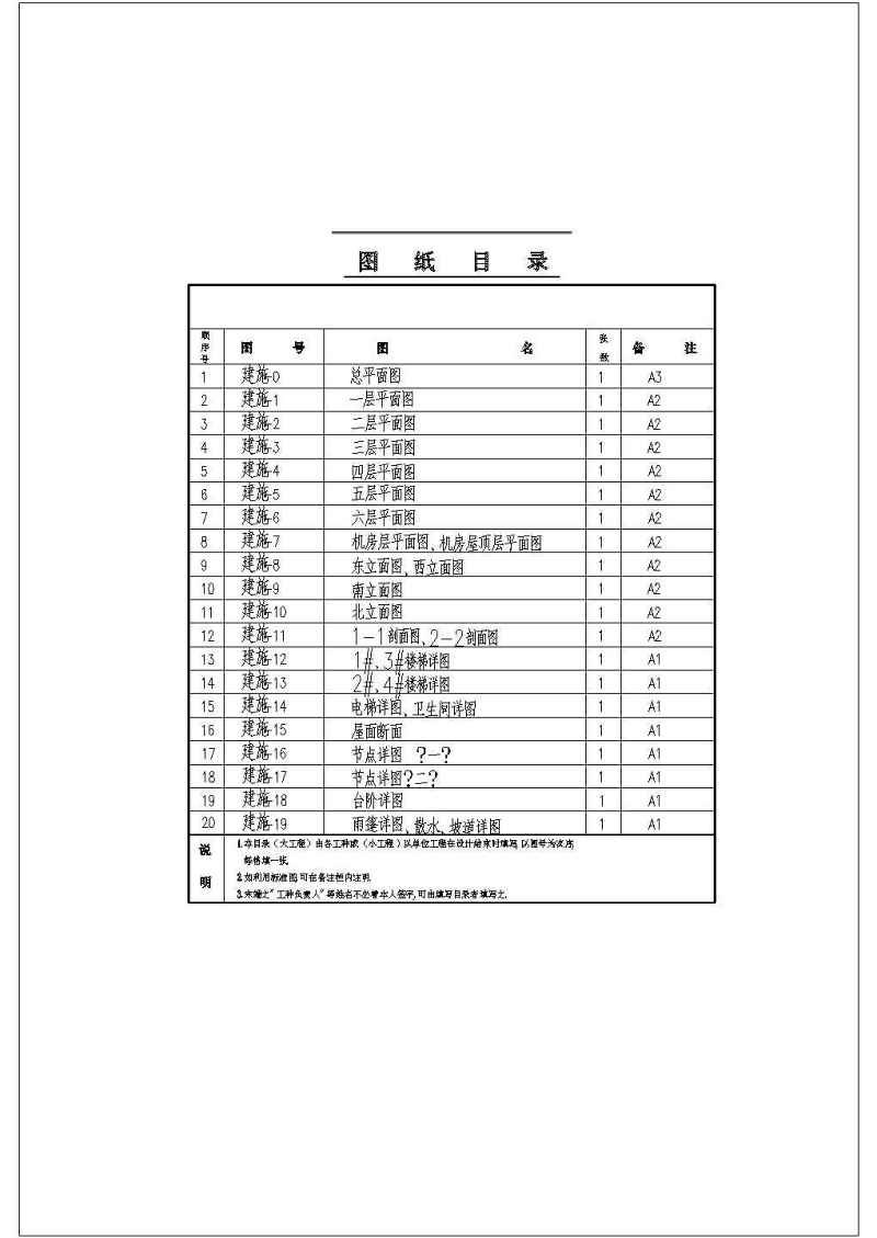 六层<a href=https://www.yitu.cn/su/8081.html target=_blank class=infotextkey>办公<a href=https://www.yitu.cn/su/8159.html target=_blank class=infotextkey>楼</a></a>建筑cad施工图(外立剖面)