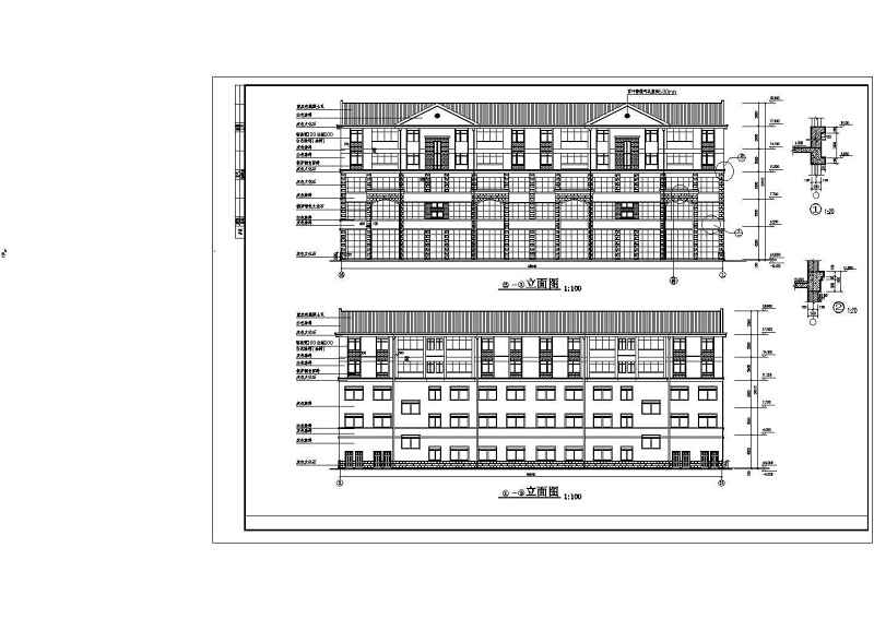 多层商住<a href=https://www.yitu.cn/su/8159.html target=_blank class=infotextkey>楼</a>建筑cad<a href=https://www.yitu.cn/su/7590.html target=_blank class=infotextkey>设计</a>施工图