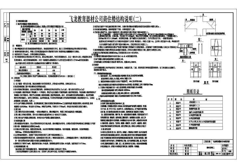 某<a href=https://www.yitu.cn/su/7872.html target=_blank class=infotextkey>地</a>六层底框结构商住<a href=https://www.yitu.cn/su/8159.html target=_blank class=infotextkey>楼</a>建筑施工图