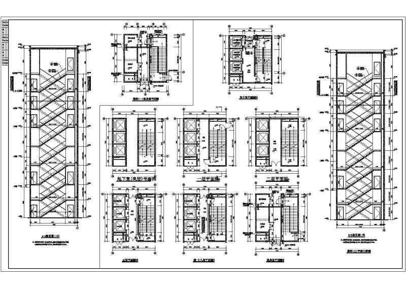 某18层双塔住宅商住<a href=https://www.yitu.cn/su/8159.html target=_blank class=infotextkey>楼</a>建筑<a href=https://www.yitu.cn/su/7590.html target=_blank class=infotextkey>设计</a>施工图