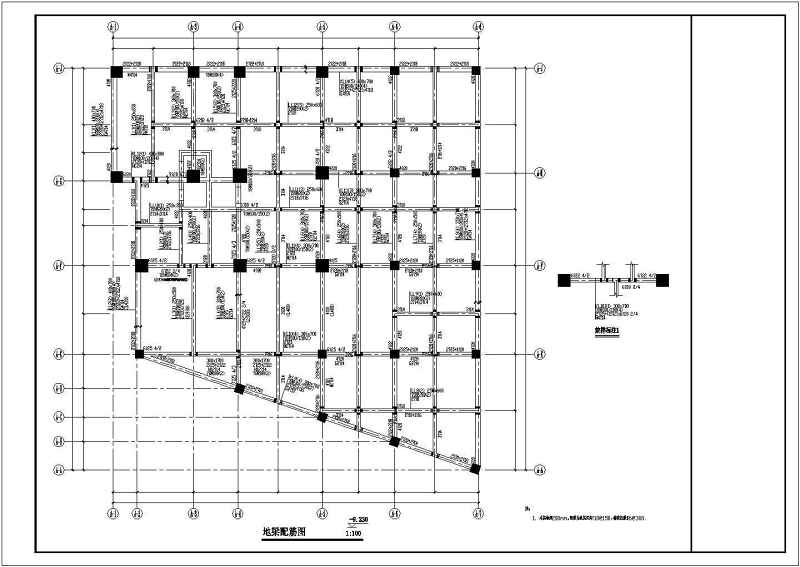 某商住<a href=https://www.yitu.cn/su/8159.html target=_blank class=infotextkey>楼</a>异型柱<a href=https://www.yitu.cn/su/7637.html target=_blank class=infotextkey>框架</a>剪力墙结构<a href=https://www.yitu.cn/su/7590.html target=_blank class=infotextkey>设计</a>施工图