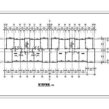 四整套多层住宅建筑楼cad施工设计图纸