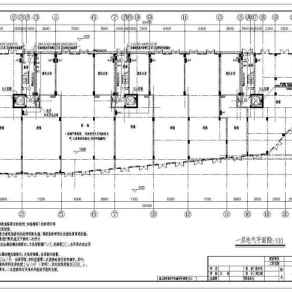 广东一栋六层的商住楼电气设计施工图