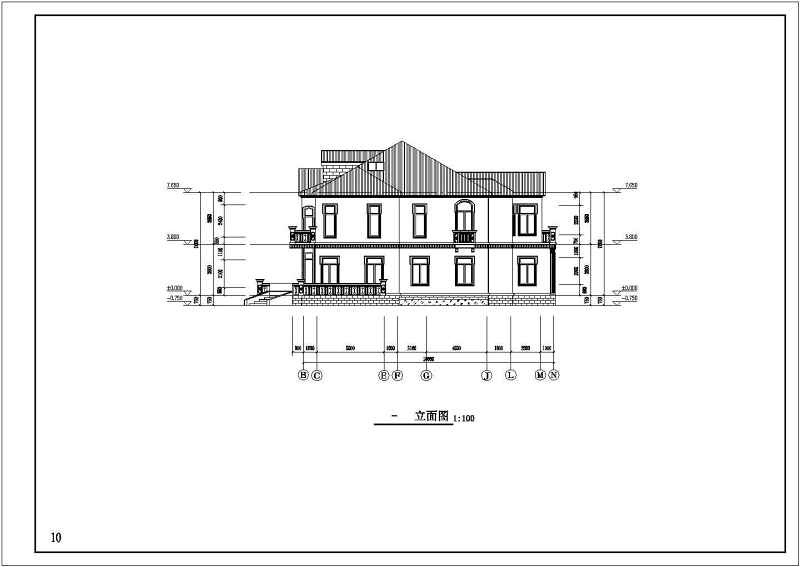 某二层<a href=https://www.yitu.cn/su/7637.html target=_blank class=infotextkey>框架</a>结构别墅<a href=https://www.yitu.cn/su/8159.html target=_blank class=infotextkey>楼</a>建筑<a href=https://www.yitu.cn/su/7590.html target=_blank class=infotextkey>设计</a>施工图