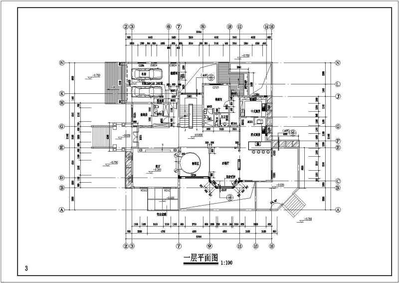 某二层<a href=https://www.yitu.cn/su/7637.html target=_blank class=infotextkey>框架</a>结构别墅<a href=https://www.yitu.cn/su/8159.html target=_blank class=infotextkey>楼</a>建筑<a href=https://www.yitu.cn/su/7590.html target=_blank class=infotextkey>设计</a>施工图