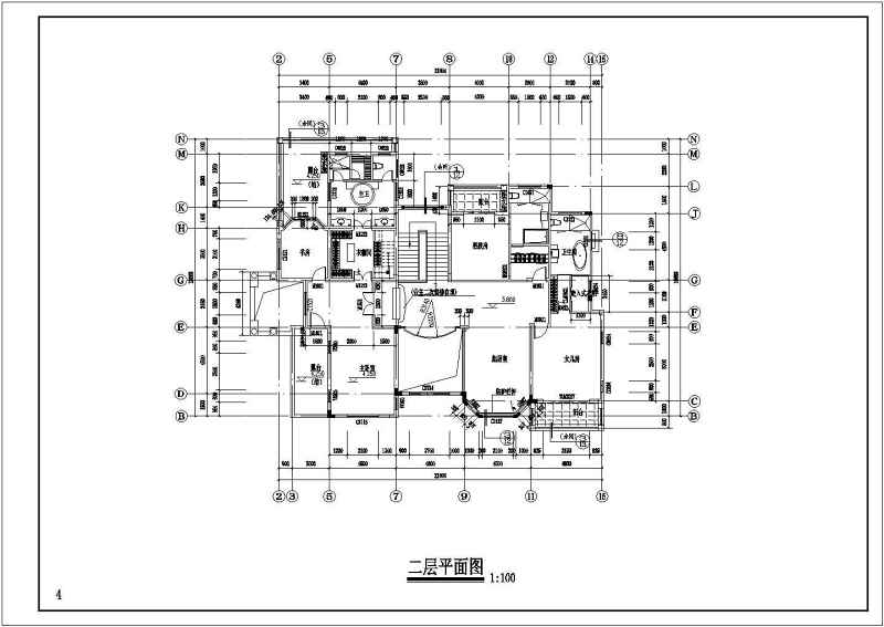 某二层<a href=https://www.yitu.cn/su/7637.html target=_blank class=infotextkey>框架</a>结构别墅<a href=https://www.yitu.cn/su/8159.html target=_blank class=infotextkey>楼</a>建筑<a href=https://www.yitu.cn/su/7590.html target=_blank class=infotextkey>设计</a>施工图