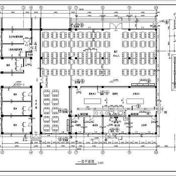 某二层框架餐厅建筑、结构设计施工图