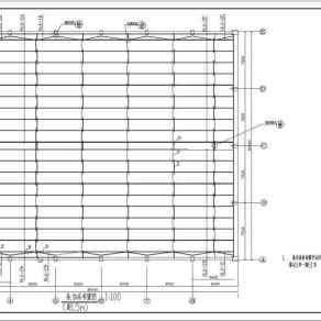 某30米跨轻钢结构餐厅结构设计施工图