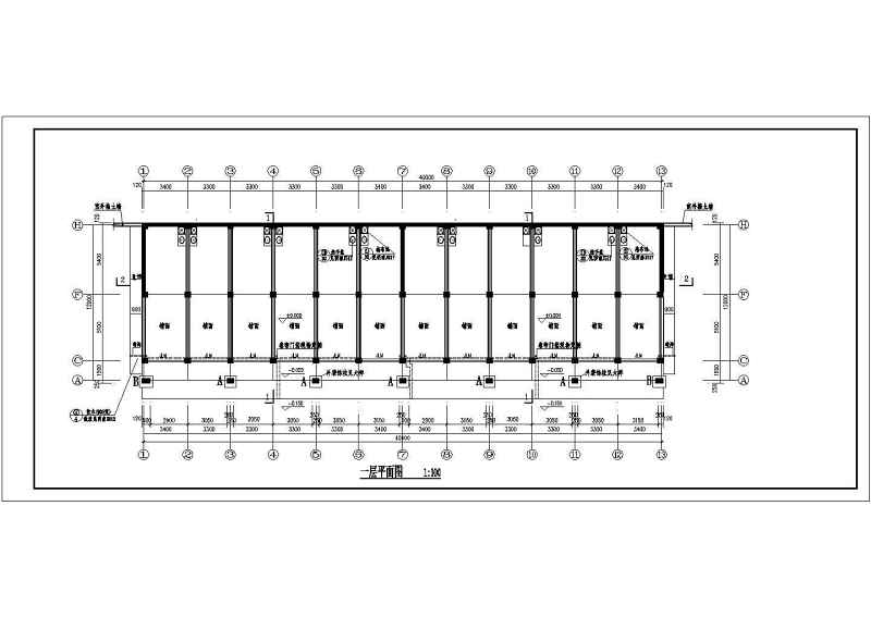 六层砖混结构商住<a href=https://www.yitu.cn/su/8159.html target=_blank class=infotextkey>楼</a><a href=https://www.yitu.cn/su/7590.html target=_blank class=infotextkey>设计</a>全套CAD<a href=https://www.yitu.cn/su/7937.html target=_blank class=infotextkey>图纸</a>