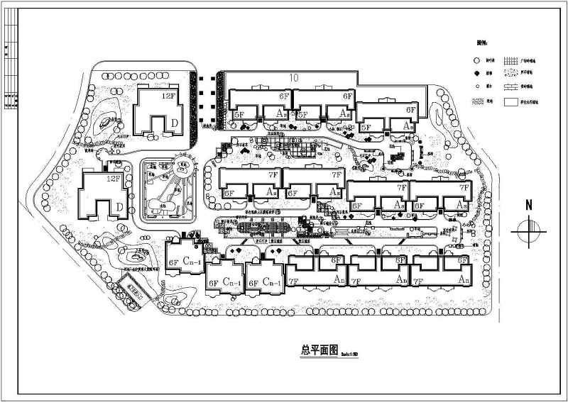 某<a href=https://www.yitu.cn/su/7291.html target=_blank class=infotextkey><a href=https://www.yitu.cn/su/7987.html target=_blank class=infotextkey>小区</a>景观</a><a href=https://www.yitu.cn/su/7558.html target=_blank class=infotextkey>绿化</a>及车库<a href=https://www.yitu.cn/su/7590.html target=_blank class=infotextkey>设计</a>cad施工图