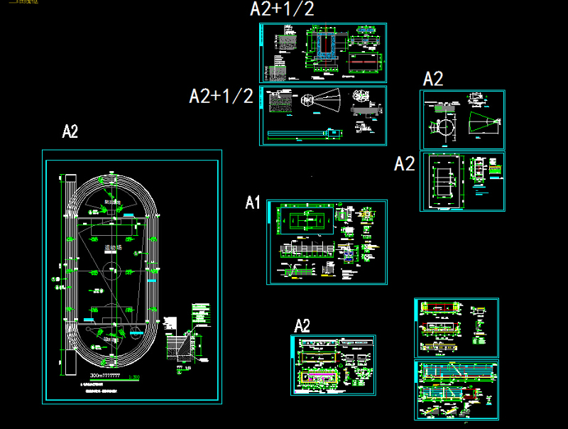 <a href=https://www.yitu.cn/su/7848.html target=_blank class=infotextkey>体育场</a><a href=https://www.yitu.cn/su/7872.html target=_blank class=infotextkey>地</a>建筑cad施工图（全套）