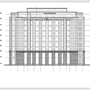 某地9层框架结构酒店建筑设计施工图3D模型