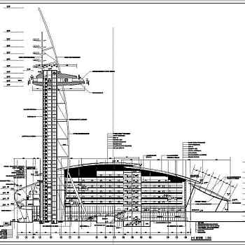 某知名体育馆全套建筑施工图