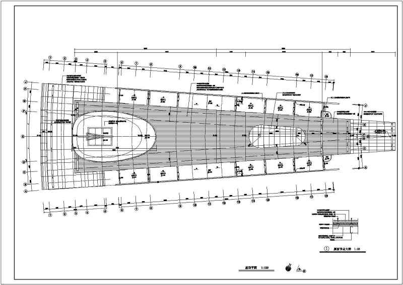 某知名体育馆全套建筑施工图