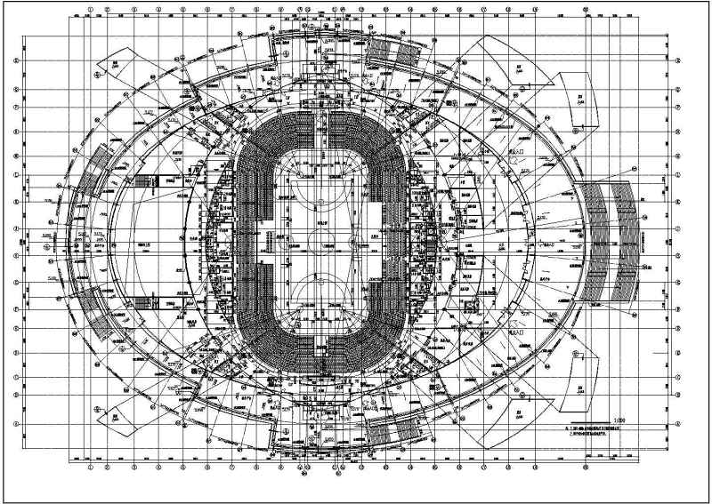 浙江省某体育馆建筑图