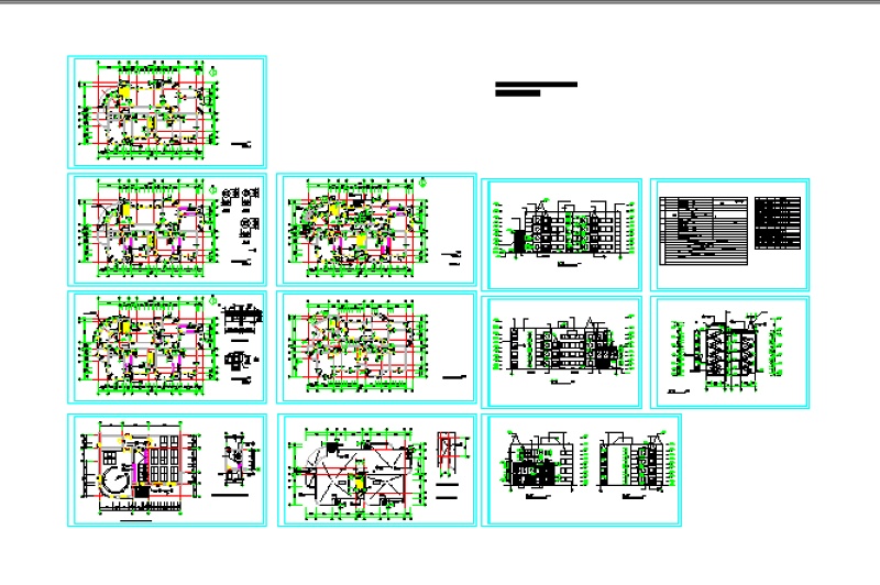 非常受欢迎的50套多种建筑风格的<a href=https://www.yitu.cn/su/7587.html target=_blank class=infotextkey>幼儿园</a>建筑CAD<a href=https://www.yitu.cn/su/7937.html target=_blank class=infotextkey>图纸</a>