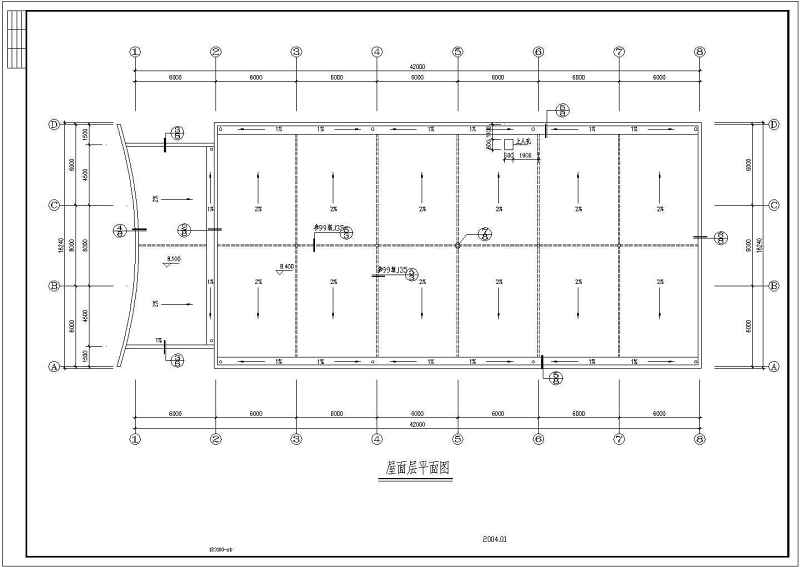 某多层食堂建筑<a href=https://www.yitu.cn/su/7590.html target=_blank class=infotextkey>设计</a>施工图